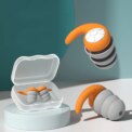 Silicone Earplugs Waterproof Swimming Ear Plugs Noise Reduction Ear Protector for Sleeping Diving Soft Nano Silica Gel Earplug: 3 - 5 Days Free Delivery Only UK