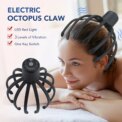 Electric Octopus Claw Scalp Massager Stress Relief Therapeutic Head Scratcher Stress Relief and Hair Stimulation Massage: 3 - 5 Days Free Delivery Only UK
