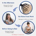 Electric Octopus Claw Scalp Massager Stress Relief Therapeutic Head Scratcher Stress Relief and Hair Stimulation Massage: 3 - 5 Days Free Delivery Only UK - Image 3
