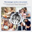 Electric Octopus Claw Scalp Massager Stress Relief Therapeutic Head Scratcher Stress Relief and Hair Stimulation Massage: 3 - 5 Days Free Delivery Only UK - Image 5