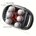 6-head Fascia LCD display Gun Vibration Body Muscle Relaxer Massage Gun Back Waist Massager Neck Shoulder Thigh massaged: 3 - 5 Days Free Delivery Only UK - Image 6