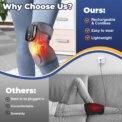 Electric Heated Knee Massage Physiotherapy Pad 3 in 1 Massager For Shoulder Elbow Knee 6-speed Hot Compress Relax Muscle: 3 - 5 Days Free Delivery Only UK - Image 5