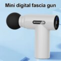 Mini Massage Gun Muscle Relaxation Deep Tissue Body Massager Dynamic Vibrator Portable LCD Digital Display Fascia Gun Massage: 3 - 5 Days Free Delivery Only UK