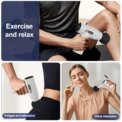 Mini Massage Gun Muscle Relaxation Deep Tissue Body Massager Dynamic Vibrator Portable LCD Digital Display Fascia Gun Massage: 3 - 5 Days Free Delivery Only UK - Image 6