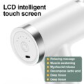Mini Massage Gun Muscle Relaxation Deep Tissue Body Massager Dynamic Vibrator Portable LCD Digital Display Fascia Gun Massage: 3 - 5 Days Free Delivery Only UK - Image 3
