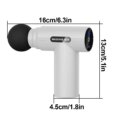 Mini Massage Gun Muscle Relaxation Deep Tissue Body Massager Dynamic Vibrator Portable LCD Digital Display Fascia Gun Massage: 3 - 5 Days Free Delivery Only UK - Image 2