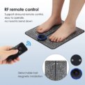 Rechargeable Electric Foot Massager Pad Electrostimulator Massage Mat EMS Muscle Massager Relax Feet Massage Fitness : 3 - 5 Days Free Delivery Only UK - Image 5