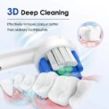 Smart Rotating Timing Electric Toothbrush, Rechargeable Rotary Toothbrush with 4 Heads, 5 Modes Setting Teeth Whitening Oral Car: 3 - 5 Days Free Delivery Only UK - Image 3