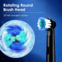Smart Rotating Timing Electric Toothbrush, Rechargeable Rotary Toothbrush with 4 Heads, 5 Modes Setting Teeth Whitening Oral Car: 3 - 5 Days Free Delivery Only UK - Image 2