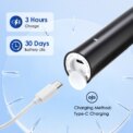Smart Rotating Timing Electric Toothbrush, Rechargeable Rotary Toothbrush with 4 Heads, 5 Modes Setting Teeth Whitening Oral Car: 3 - 5 Days Free Delivery Only UK - Image 5