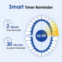 Smart Rotating Timing Electric Toothbrush, Rechargeable Rotary Toothbrush with 4 Heads, 5 Modes Setting Teeth Whitening Oral Car: 3 - 5 Days Free Delivery Only UK - Image 6