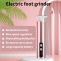 2 In1 Electric File For Feet Pedicure Machine Dead Skin Remover Callus Foot Grinding Trimmer Rechargeable Foot Care Tool: 3 - 5 Days Free Delivery Only UK - Image 2