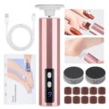 2 In1 Electric File For Feet Pedicure Machine Dead Skin Remover Callus Foot Grinding Trimmer Rechargeable Foot Care Tool: 3 - 5 Days Free Delivery Only UK