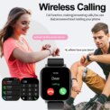 Hot Smart watch, multi-function sports smart watch, wireless call/wireless music, multiple APP message reminders: 3 - 5 Days Free Delivery Only UK - Image 3