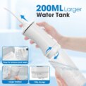 Sejoy H13 Water Dental Flosser Portable 4 Modes Rechargeable Oral Irrigator Waterproof IPX6 for Home : 3 - 5 Days Free Delivery Only UK - Image 5