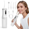 Sejoy H13 Water Dental Flosser Portable 4 Modes Rechargeable Oral Irrigator Waterproof IPX6 for Home : 3 - 5 Days Free Delivery Only UK