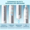 Sejoy Sonic Electric Toothbrush For Adults Tooth Deep Clean 10 Brush Heads Travel Case Built in Smart : 3 - 5 Days Free Delivery Only UKTimer Sonic Toothbrush - Image 3