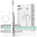 Sejoy Sonic Electric Toothbrush For Adults Tooth Deep Clean 10 Brush Heads Travel Case Built in Smart : 3 - 5 Days Free Delivery Only UKTimer Sonic Toothbrush