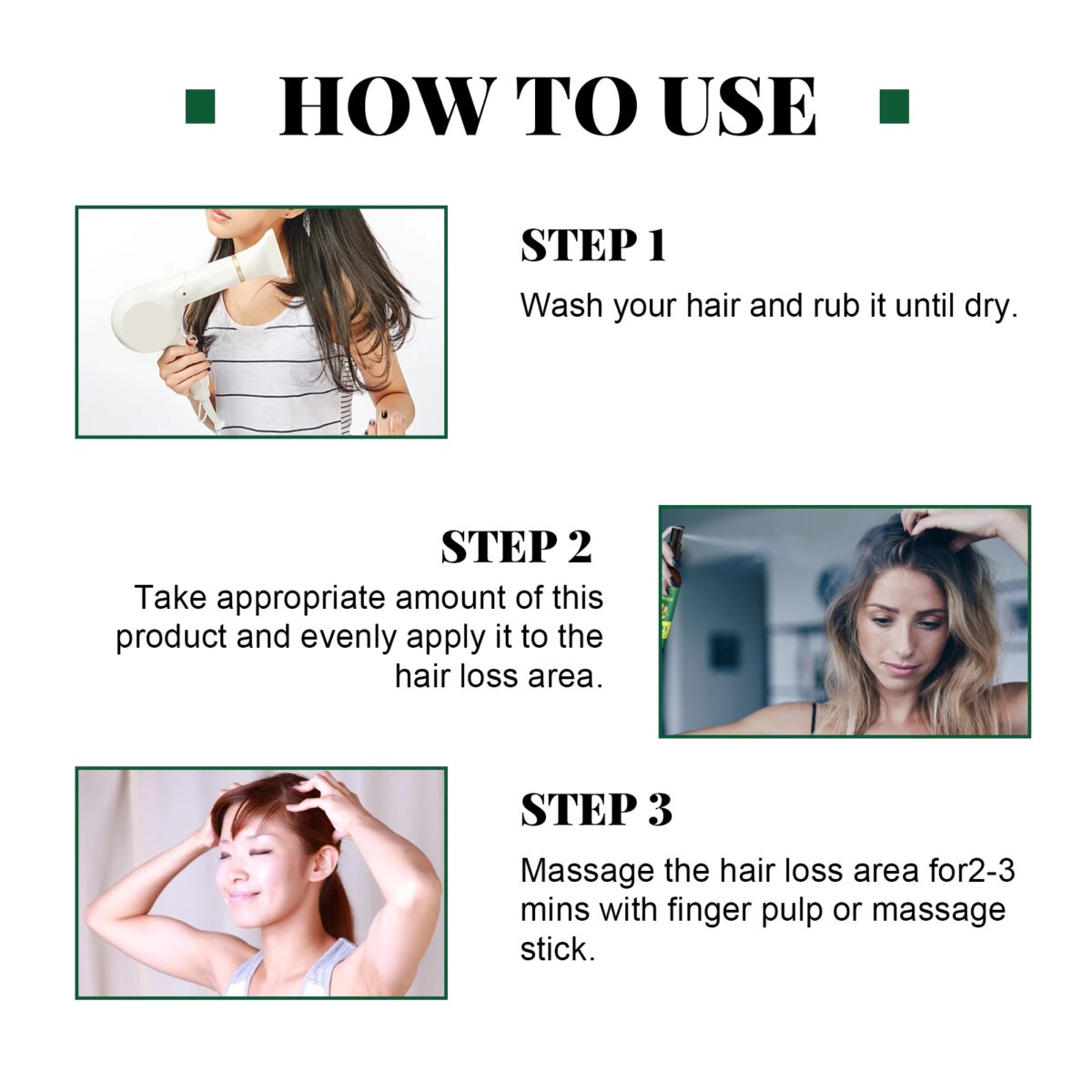 EELHOE Ginger Hair Care Spray Strengthening Hair Root Nourishing Scalp Promote Hair Growth Repair : 3 - 5 Days Free Delivery Only UKHair Care Oil Spray: 3 - 5 Days Free Delivery Only UK - Image 5