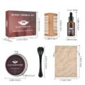 4pcs/set Beard Growth Kit For Men Hair Enhancer Thicker Mustache Grooming Beard Care Oil Moisturizer Wax Balm With Roller Comb: 3 - 5 Days Free Delivery Only UK - Image 6