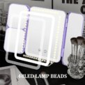 SEJOY Makeup Mirror with Lights, 1X 3X 7X Magnifying Mirror, Touch Control, Trifold Makeup Mirror, Portable LED Makeup Mirror: 3 - 5 Days Free Delivery Only UK - Image 5