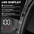 Sejoy Electric Hair Clipper For Men, 20 Gears Adjustable Hair Cut Machine Hair Trimmer Professional Rechargeable Hair Cut Barber: 3 - 5 Days Free Delivery Only UK - Image 3