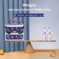 Makeup Case Portable Lock Alloy Unicorn Cosmetic Jewelry Nail Hair Accessories Storage Box with Mirror 2 Trays Make-up Suitcase: 3 - 5 Days Free Delivery Only UK - Image 3