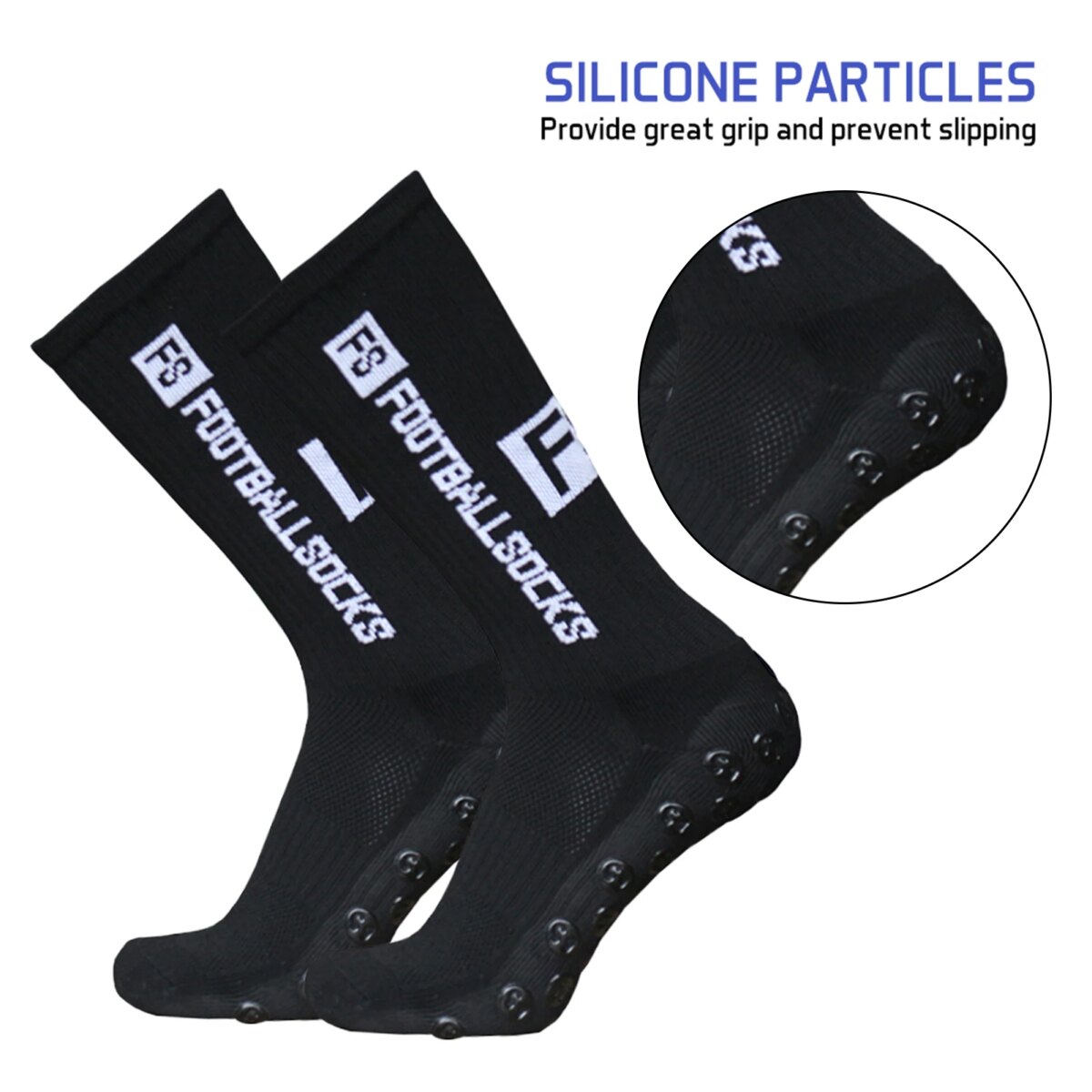 Lixada Outdoor Sports Running Socks Stretch Socks Athletic Football Soccer Socks Anti Slip Socks with Grips: 3 - 5 Days Free Delivery Only UK - Image 4