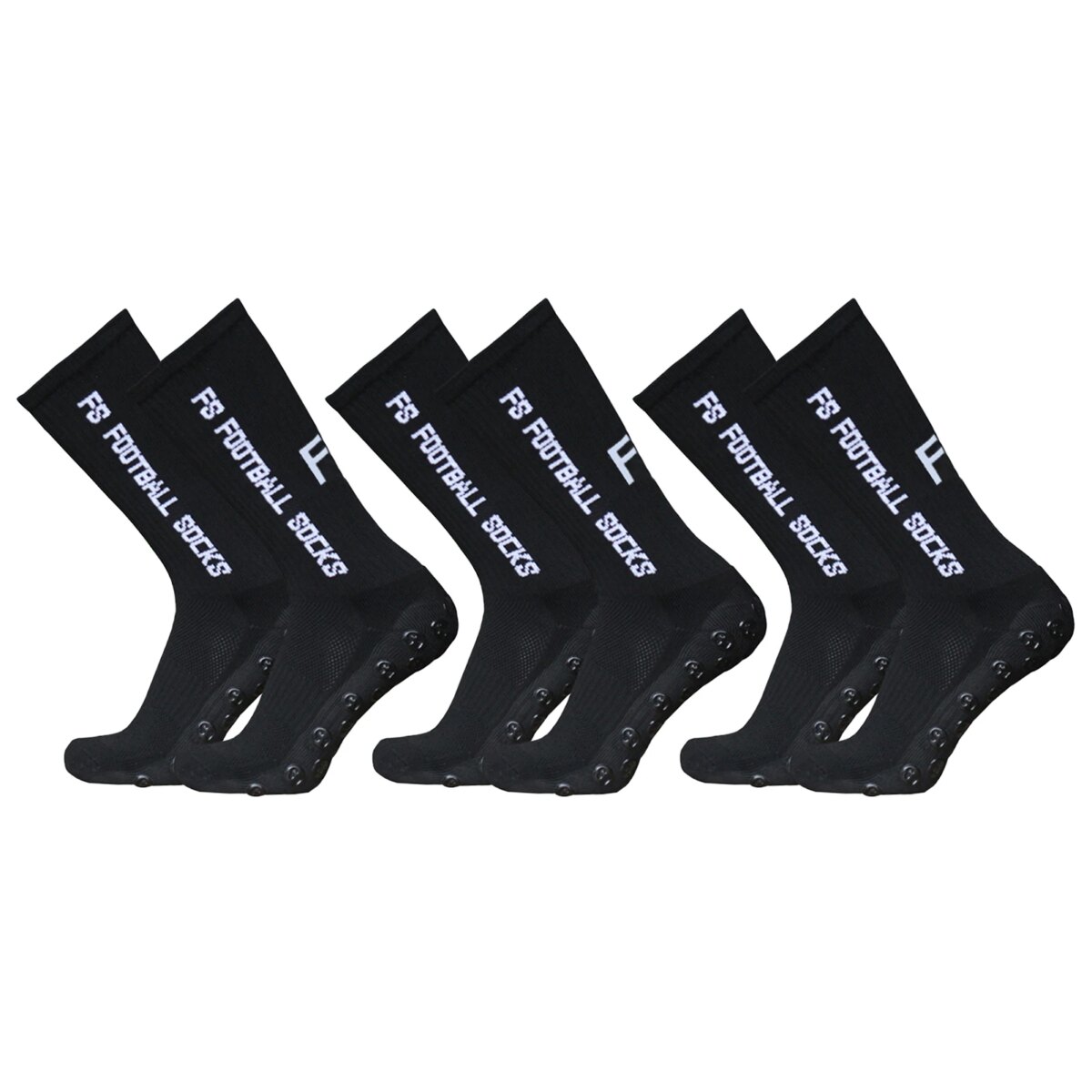 3 Pairs Running Socks Outdoor Sports Stretch Socks Athletic Football Soccer Socks Anti Slip Socks with Grips for Ball Sports: 3 - 5 Days Free Delivery Only UK - Image 2