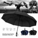 10 Bone Strong Windproof Umbrella Automatic Folding Umbrella Men Women Rainproof Sun Protection Umbrellas: 3 - 5 Days Free Delivery Only UK - Image 3