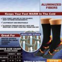 1/2Pair Self-heating Socks Winter Thermal Heated Socks Soft Elastic Thicken Anti-Slip Socks For Women Men Skiing Foot Warmer: 3 - 5 Days Free Delivery Only UK