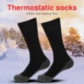 1/2Pair Self-heating Socks Winter Thermal Heated Socks Soft Elastic Thicken Anti-Slip Socks For Women Men Skiing Foot Warmer: 3 - 5 Days Free Delivery Only UK - Image 4