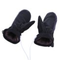 1 Pair Electric Heated Black Gloves Winter Cycling Motorcycle Moto Heating Gloves Warm Cold-Proof Rechargeable Thermal Skiing Mittens( NO POWER BANK INCLUDED): 3 - 5 Days Free Delivery Only UK - Image 5