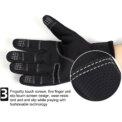 Heated Gloves Electric Thermal Heat Usb Black Gloves Winter Warm Touch Screen Skiing Hunting Fishing Waterproof Heated Rechargeable Gloves ( NO POWER BANK INCLUDED): 3 - 5 Days Free Delivery Only UK - Image 5