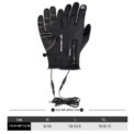 Heated Gloves Electric Thermal Heat Usb Black Gloves Winter Warm Touch Screen Skiing Hunting Fishing Waterproof Heated Rechargeable Gloves ( NO POWER BANK INCLUDED): 3 - 5 Days Free Delivery Only UK - Image 6