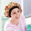 Women Floral Silk Night Sleep Cap Hair Bonnet Hat Head Cover Satin Turban Wrap: 3 - 5 Days Free Delivery Only UK - Image 2