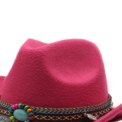 Polyester Wide Application Children Girls Jazzes Hat For Versatile And Fashionable Outfits Premium Pink: 3 - 5 Days Free Delivery Only UK - Image 4