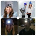 Unisex Winter Knitted Knit Hat Beanie Cap Comfy Woolly Warm Plain LED Head Torch: 3 - 5 Days Free Delivery Only UK - Image 6