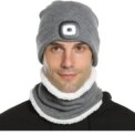 Unisex Winter Knitted Knit Hat Beanie Cap Comfy Woolly Warm Plain LED Head Torch: 3 - 5 Days Free Delivery Only UK - Image 2