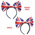 Union Jack Bow Headband – Classic 40s-Inspired Hair Accessory in Multipacks for VE Day & British-Themed Celebrations: 3 - 5 Days Free Delivery Only UK - Image 5