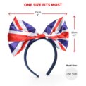 Union Jack Bow Headband – Classic 40s-Inspired Hair Accessory in Multipacks for VE Day & British-Themed Celebrations: 3 - 5 Days Free Delivery Only UK - Image 6