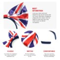 Union Jack Bow Headband – Classic 40s-Inspired Hair Accessory in Multipacks for VE Day & British-Themed Celebrations: 3 - 5 Days Free Delivery Only UK - Image 2