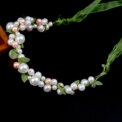 Spring Bohemian Girls Bridal Pearl Hair Headdress Flower Wreath Bride Garland Head Hoop Headbands Hair Jewellery Children Gifts: 3 - 5 Days Free Delivery Only UK - Image 5