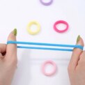 100x Small Baby Girl Kids Mini Hair Elastics Bobbles Soft Bands Snag Free Colours: 3 - 5 Days Free Delivery Only UK - Image 4