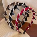 Vintage Velvet Pearl Wave Top Hairband Anti-Slip Toothed Hairband For Women Girls Fashion Sweet Hair Accessories Scrunchies Hoop: 3 - 5 Days Free Delivery Only UK - Image 5