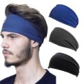 Men Women Sports Headband Yoga Gym Sweatband Hair Bands Head Prevent Sweat Band: 3 - 5 Days Free Delivery Only UK
