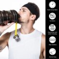 Men Women Sports Headband Yoga Gym Sweatband Hair Bands Head Prevent Sweat Band: 3 - 5 Days Free Delivery Only UK - Image 5