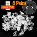 5 Pairs of SILICONE NOSE PADS for Glasses spectacle spectacles Push In/Push On: 3 - 5 Days Free Delivery Only UK
