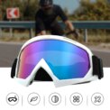 Motorcycle Glasses Windproof Snowboard Goggles Anti-Fog Cycling Sunglasses UV Protection for Winter Outdoor Sport: 3 - 5 Days Free Delivery Only UK - Image 3