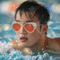 Anti-Fog Swimming Goggle Leak Proof Retro Swimming Goggles Adjustable Professional Full Angle Goggles for Adults & Teens: 3 - 5 Days Free Delivery Only UK